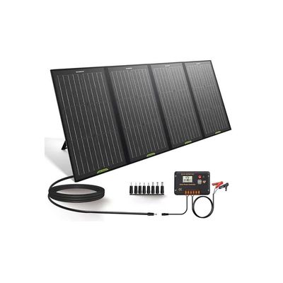Foldable 60Watt Solar Panel Kit Great for RV Camping Trailer and Emergency Power Needs