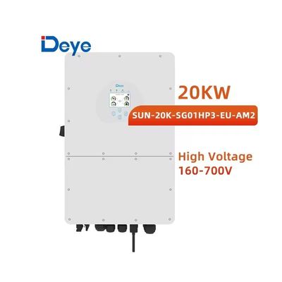Three Phase Hybrid Inverter Deye SUN-30K-SG01HP3-EU-BM3 for 30KW Solar Energy System