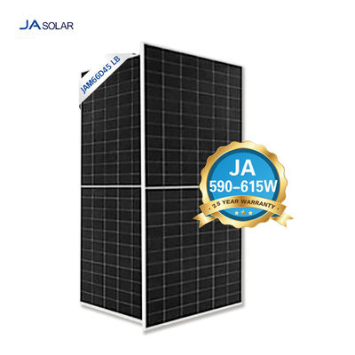 Anodized Aluminium Alloy Frame JA Solar Panels 600W Monocrystalline in EU Stock Warehouse