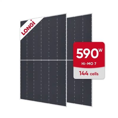 Longi Himo 7 550w Solar Panels with IP68 Rated Junction Box and A-Grade Solar Cells