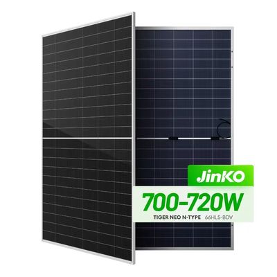 Real Jinko 700W Bifacial Double Glass Solar Panel for Versatile Solar Applications