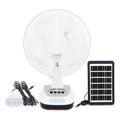 12inch Solar Table Fan AGM 12V 5Ah Solar Battery Charger Fan 18W