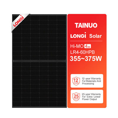 Longi solar 166 Single Series Solar panel 370W 365W 360W Perfect for Any Application