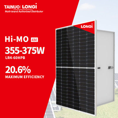 Longi solar 166 Single Series Solar panel 370W 365W 360W Perfect for Any Application