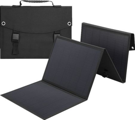 21.4% Panel Efficiency 50W Monocrystalline Silicon Solar Panel for Household Camping