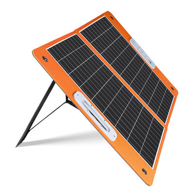Lightweight 18V 50W-250W Foldable Solar Panel for Outdoor Camping Power Supply Option