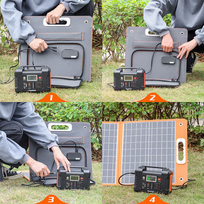 Portable Folding Solar Panel for Laptops Support OEM Order and 23% Panel Efficiency