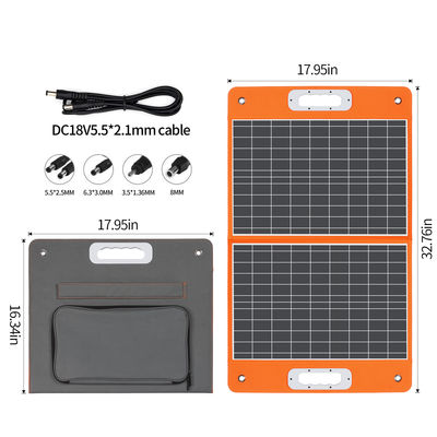 Portable Folding Solar Panel for Laptops Support OEM Order and 23% Panel Efficiency