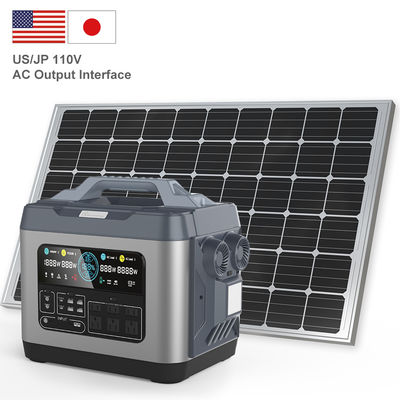 DC Output USB TypeC Cigar Lighter DC Solar Power Station for Outdoor Camping and Home