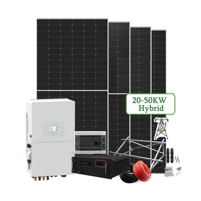 Hybrid Complete Solar Energy System for Home Work Time h Depend On Sunshine Duration