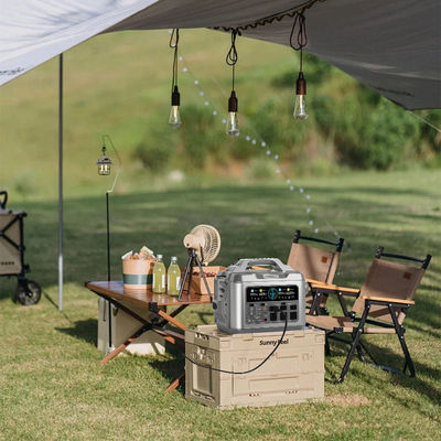 DC Output USB TypeC Cigar Lighter DC 3000W Solar Generator with Foldable Solar Panel