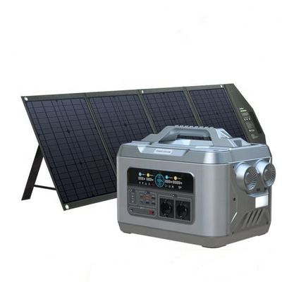 Portable Solar Power Bank Station for Household Appliances LiFePO4 Charging Battery
