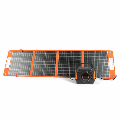 Foldable Solar Panel 100W with Kickstand and USB Outputs Panel Efficiency 21.5%-23.5%
