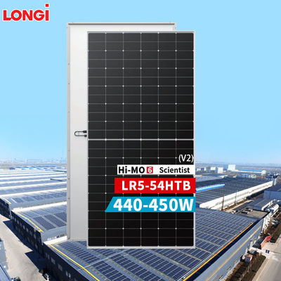 Longi Hi-mo 6 LR5-54HTB 440W 445W 435W Solar Panel Full Black pv module Europe Market