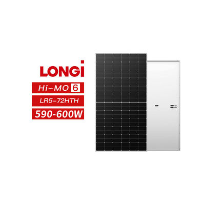 Longi Solar Hi-MO 6 590W 595W 600W Black Frame Solar Panels for Home Solar Technology