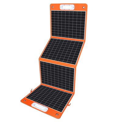 Foldable Camping Solar Panel Charger 155*40cm Unfolded 100W 23% Efficiency Monocrystalline