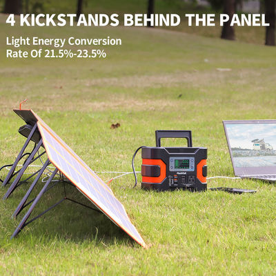 Foldable Camping Solar Panel Charger 155*40cm Unfolded 100W 23% Efficiency Monocrystalline