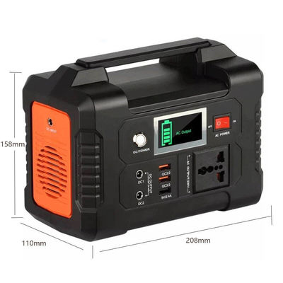 500W Solar Rechargeable Lithium Battery Portable Power Station with MPPT Controller