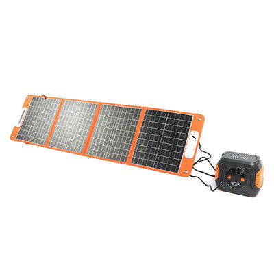 100W Portable Foldable Solar Panel 166mmx166mm Cell Size