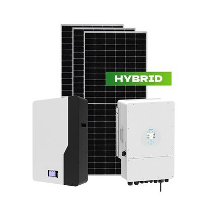 110V-240V Roof Mounting 10KVA 48v 10KW Energy Storage Solar System