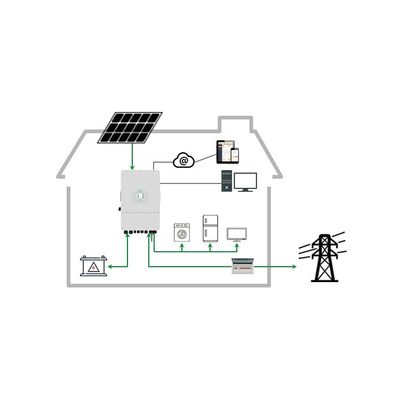 110V-240V Roof Mounting 10KVA 48v 10KW Energy Storage Solar System