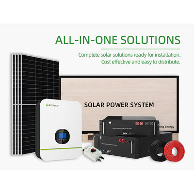 110V-240V Roof Mounting 10KVA 48v 10KW Energy Storage Solar System