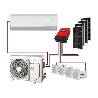 EER 2-4 Household 9000 BTU Solar Powered Ac Unit For Hybrid Mini Split