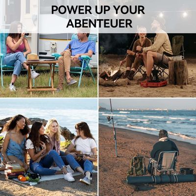 FlashFish 1000w Lifepo4 Lithium Iron Phosphate Battery Power Station with Solar Panel