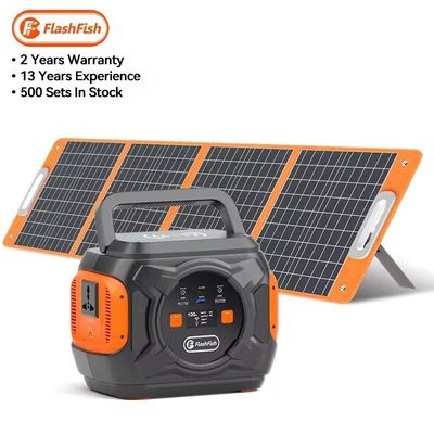 320W Portable Power Station with DC 9-12V/10A Max Output and 4-5 Hours Full Charge Time