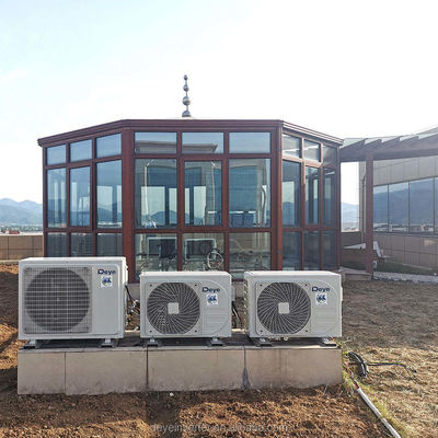 Maximum Airflow Rate 540m3/h 12000btu Hybrid AC DC Solar Panel Air Conditioner for Home