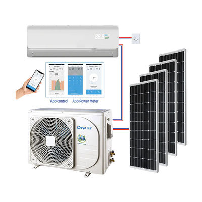 DC 48V Split Hybrid Portable AC/DC Solar Air Conditioner 9000 12000 18000 24000 BTU