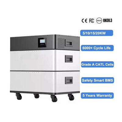 12.8kwh 25.6kwh Lithium Battery for Solar Energy Storage System IP55 Protection Class