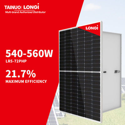 182mm Solar Module 540 Watt with 21.7% Panel Efficiency and Three Diodes Junction Box