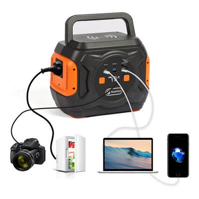 Multiple USB Outputs 320W Mini Portable Solar Power Station for Outdoor Camping