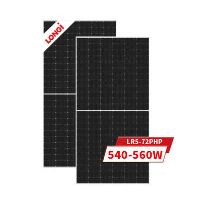 Power Tolerance 0-3% Silvery Solar Panels Mono 550 Watt 560 Watt for Solar Solution
