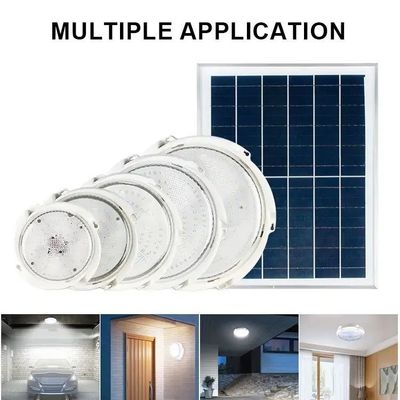 4100K Color Temperature Wireless Induction Solar LED Ceiling Lamp In Different Sizes