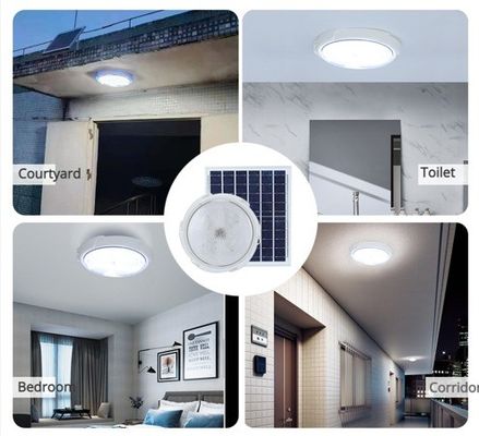 4100K Color Temperature Wireless Induction Solar LED Ceiling Lamp In Different Sizes