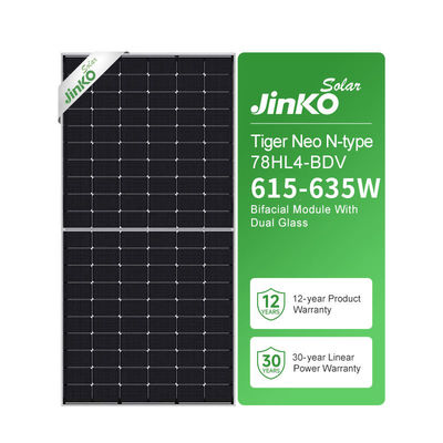 Jinko Solar Panel 560 570 580 590 Watt N Type 72HL4-BDV with Anti-Reflection Coating