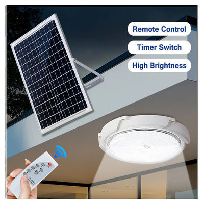 IP67 Rated Solar Ceiling Light 300W for Light Control in Outdoor and Indoor Spaces