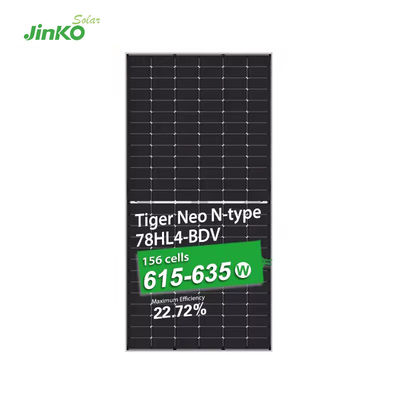 Topcon Pv Module 610W 615W 620W 630W Type N N-Topcon Solar Panels for Country Markets