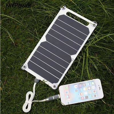 182mmx182mm Cell 6V/1A 6W Mini Solar Panel With Charging USB Cable IP67