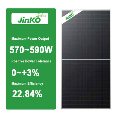 Jinko Tiger Neo N type Dual Glass 570W 575W 580W 585W 590W USA Warehouse Bifacial Solar Panels