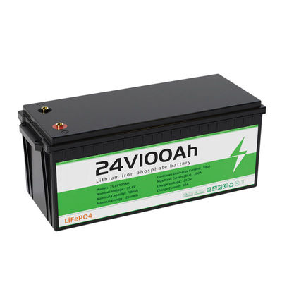 IP67 Waterproof 24V 100Ah Solar LiFePO4 Battery with Bluetooth and LFP Anode Material
