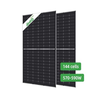 Jinko Tiger Neo 570W-590W Mono-Facial Solar Panel Suitable for Various Applications