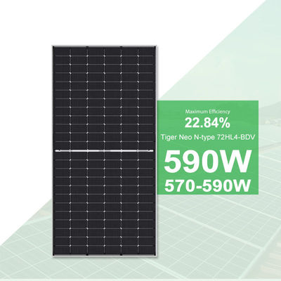 Jinko Tiger Neo 570W-590W Mono-Facial Solar Panel Suitable for Various Applications