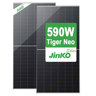 N-Type Mono Solar Panel Jinko 550w 555w Tiger Neo 72HL with IP68 Rated Junction Box