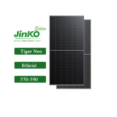 N-Type Mono Solar Panel Jinko 550w 555w Tiger Neo 72HL with IP68 Rated Junction Box