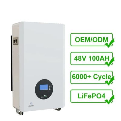 Versatile 48v 5kwh 10kwh 100ah 200ah Solar Energy Storage Battery for Home Power Wall
