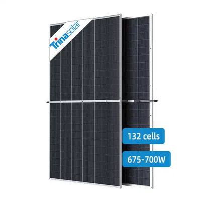 N Type Double Glass Trina Solar Panels 675w 680w 685w 690w 695w 700w Solar PV Module