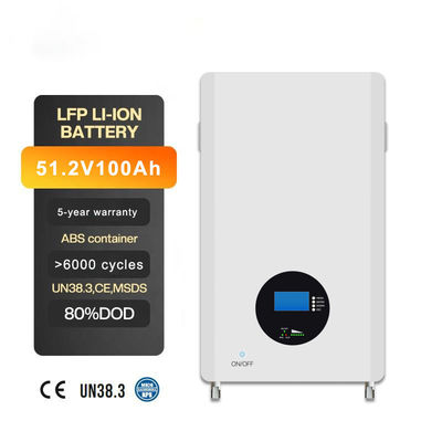 51.2V Solar Lifepo4 Lithium Ion Battery With Smart BMS For Home And All-in-one Design